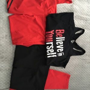 Three XL workout wear items barely worn! Excellent condition!